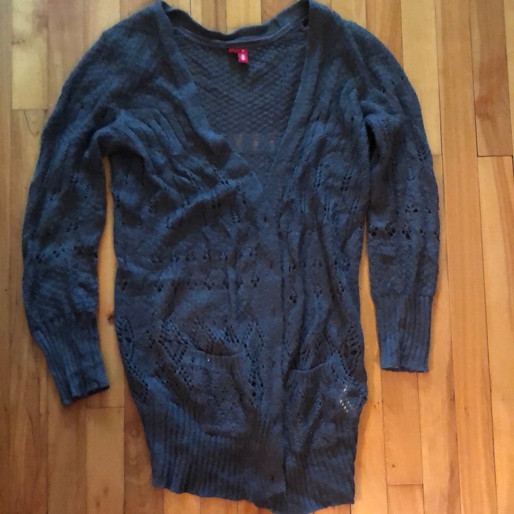 Long Grey Mohair Cardigan from Espirit